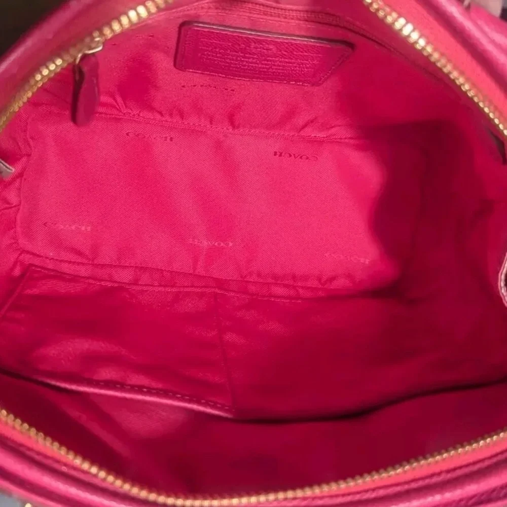 COACH PRINCE STREET MINI Pink Ruby SATCHEL crossbody SHOULDER BAG 34940 Leather - Picture 4 of 14